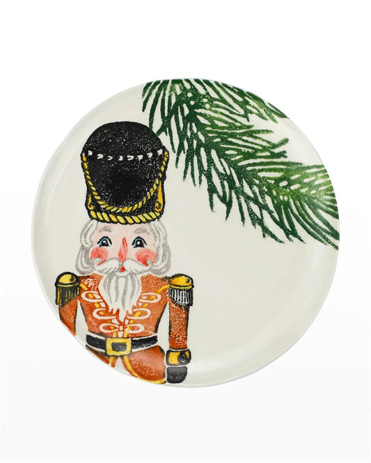 Vietri - Nutcrackers Gold Salad Plate - Findlay Rowe Designs