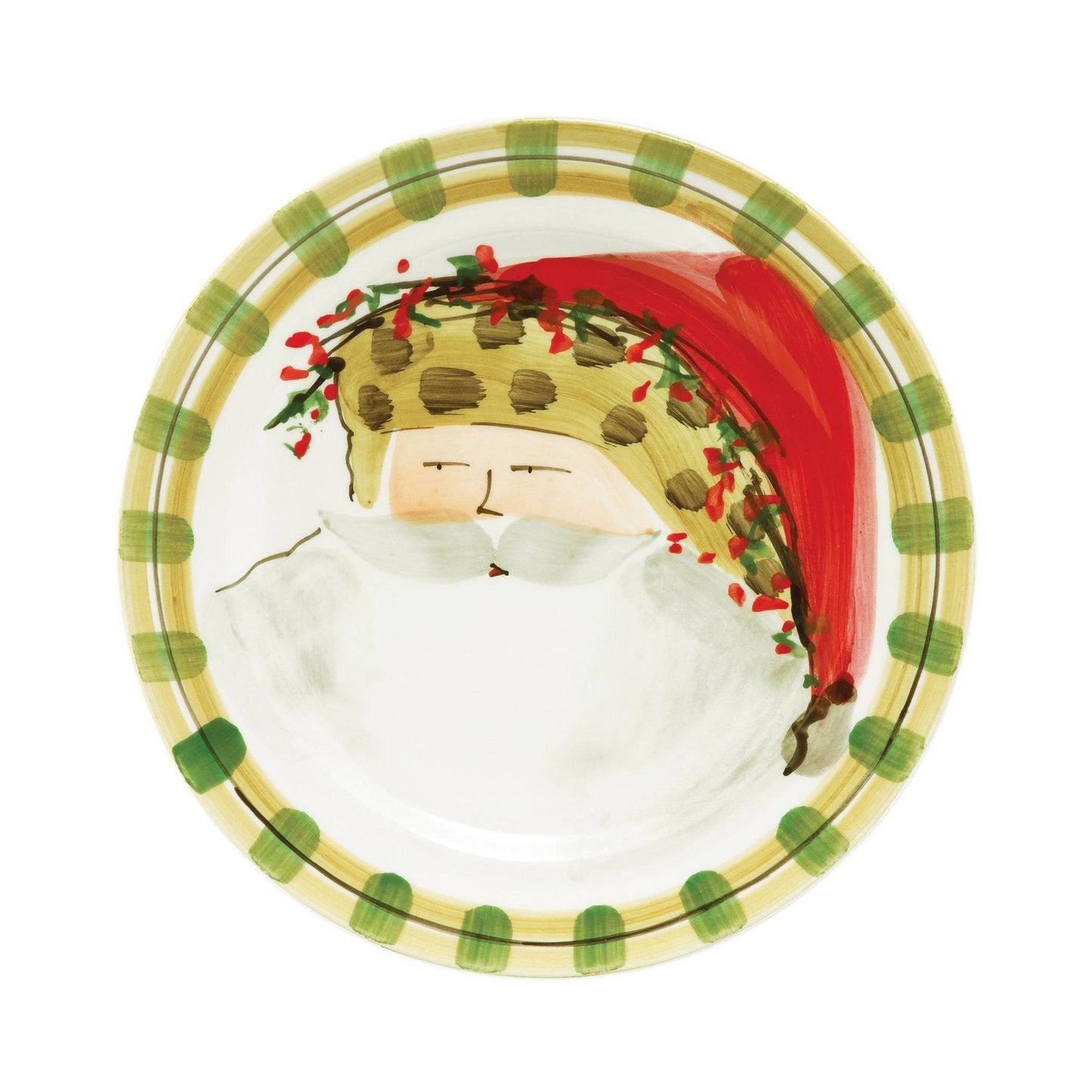 Vietri - Old St. Nick Animal Hat Dinner Plate - Findlay Rowe Designs